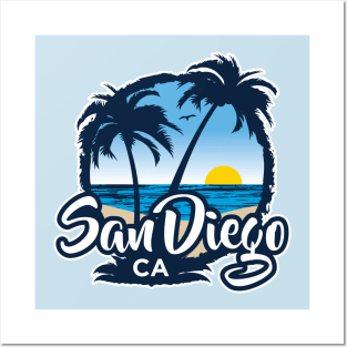 San Diego California Posters and Art